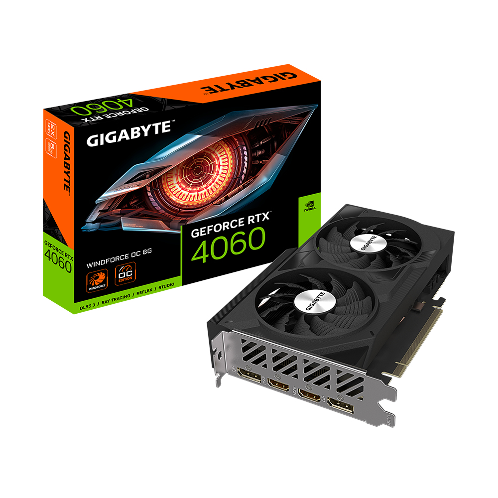 Gigabyte AORUS GeForce RTX 4060 ELITE 8G - Grafikkarten