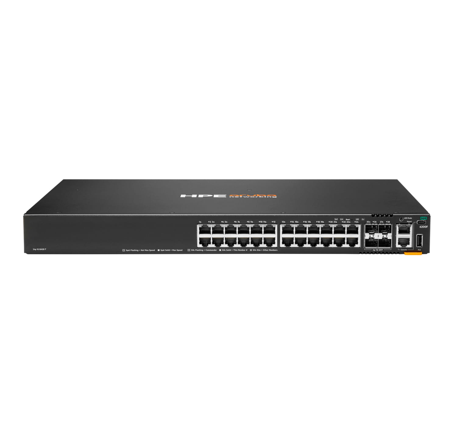 HPE Aruba Networking CX 6200F 24G 4SFP TAA Switch - managed