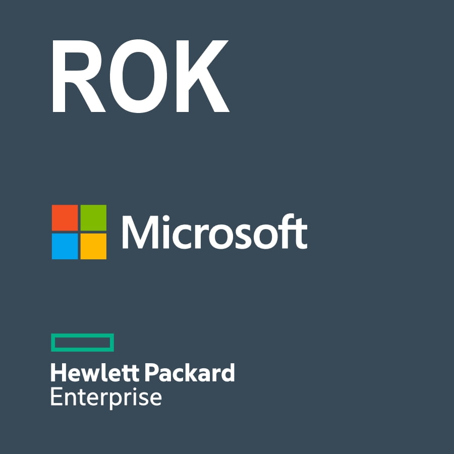 HPE Windows Server 2022 Standard 16 Core Add Lic ROK