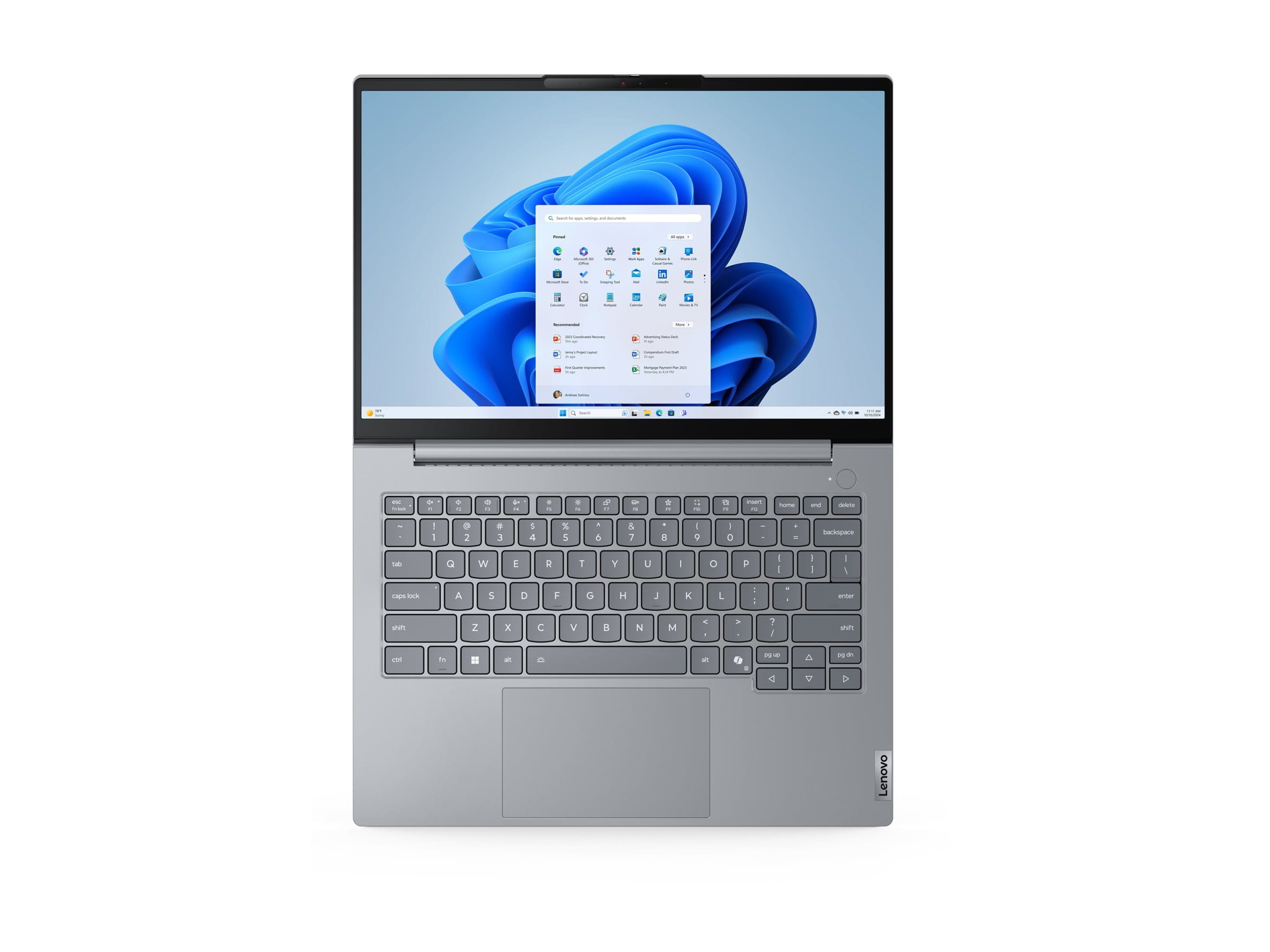 Lenovo ThinkBook 14 G8 IAL 21SJ - 180°-Scharnierdesign - Intel Core Ultra 7 255H / 2 GHz - Win 11 Pro - Arc 140T - 32 GB RAM - 1 TB SSD NVMe - 35.6 cm (14")