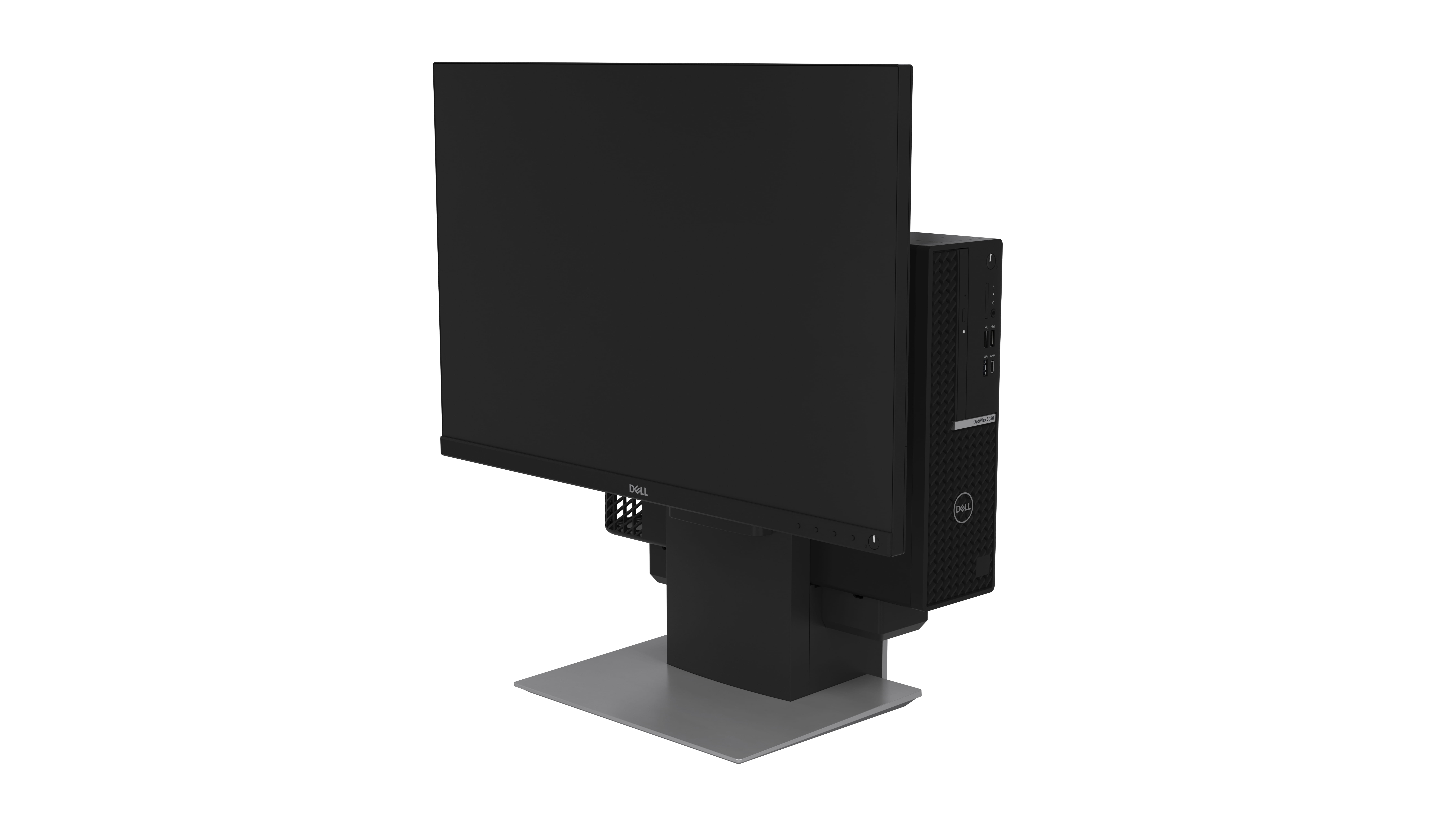 Dell OSS21 - Monitor-/Desktop-Ständer (19"-27") - Platinum Silver - für OptiPlex 3080 (SFF)