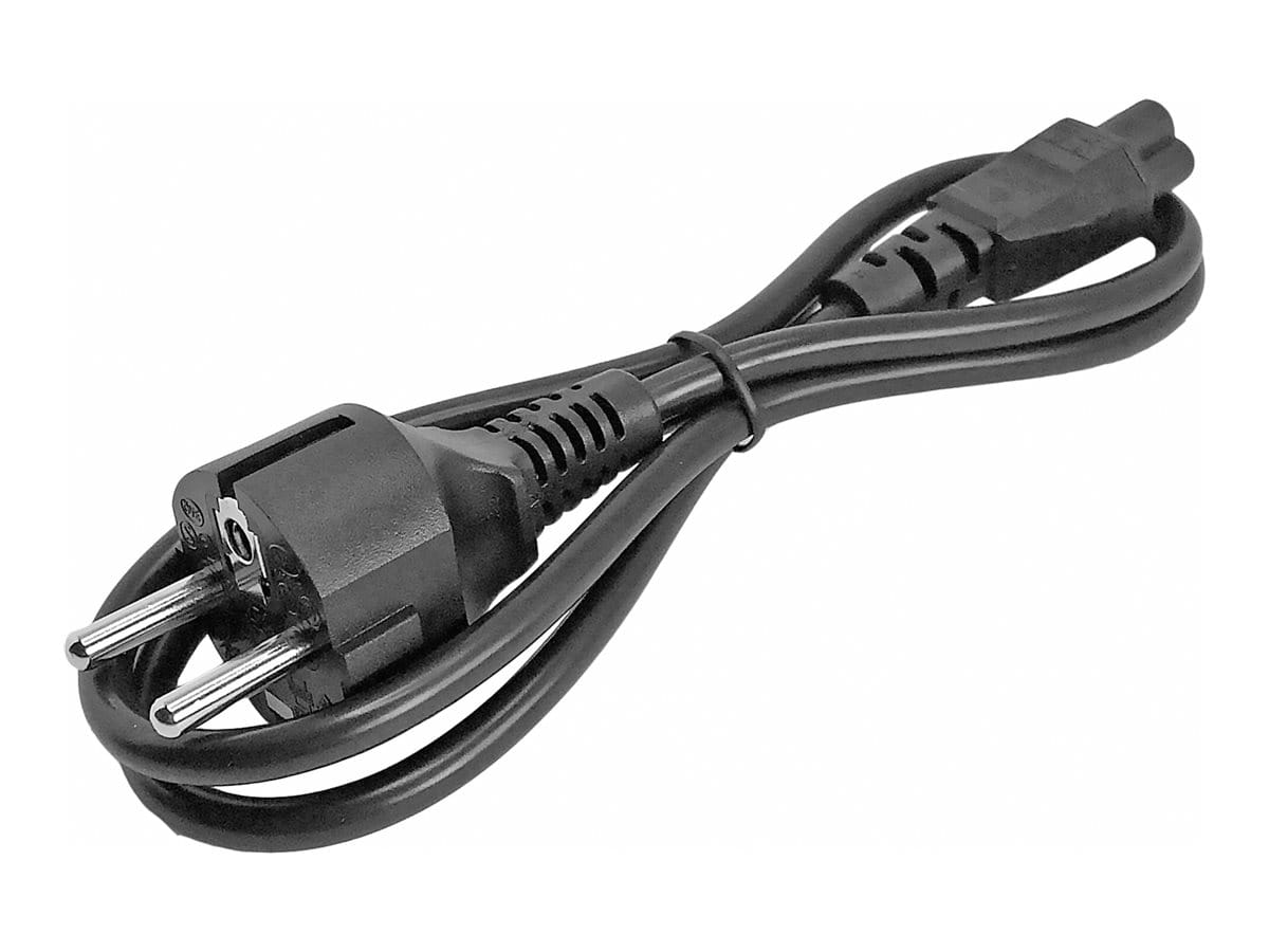 StarTech.com 3m (10ft) Laptop Power Cord, EU Schuko to C5, 2.5A 250V, 18AWG, Notebook / Laptop Replacement AC Cord, Printer/Power Brick Cord, Schuko CEE 7/7 to Clover Leaf IEC 60320 C5 - Laptop Charger Cable (753E-3M-POWER-LEAD)
