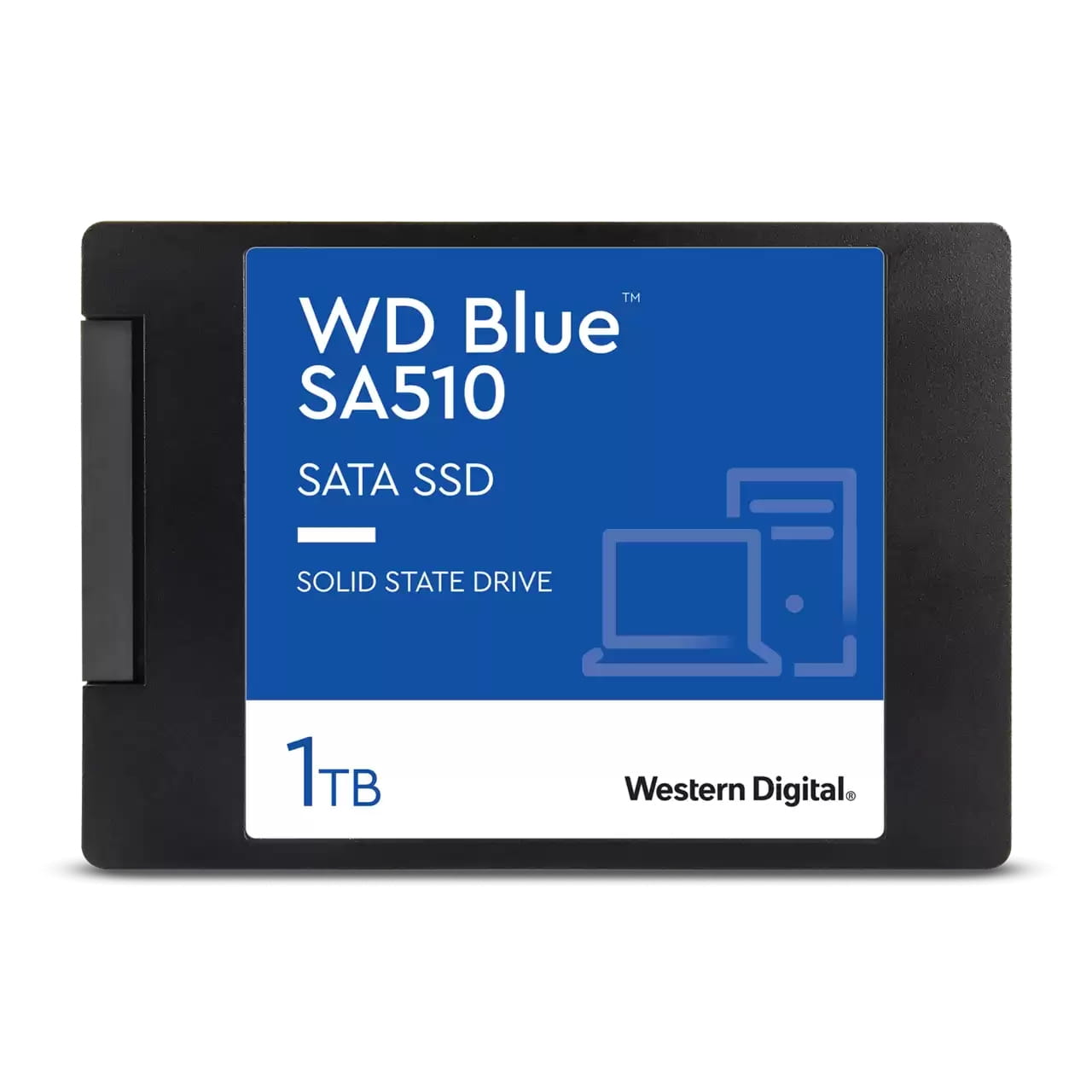 WD Blue SA510 WDS100T3B0A - SSD - 1 TB - intern - 2.5" (6.4 cm)