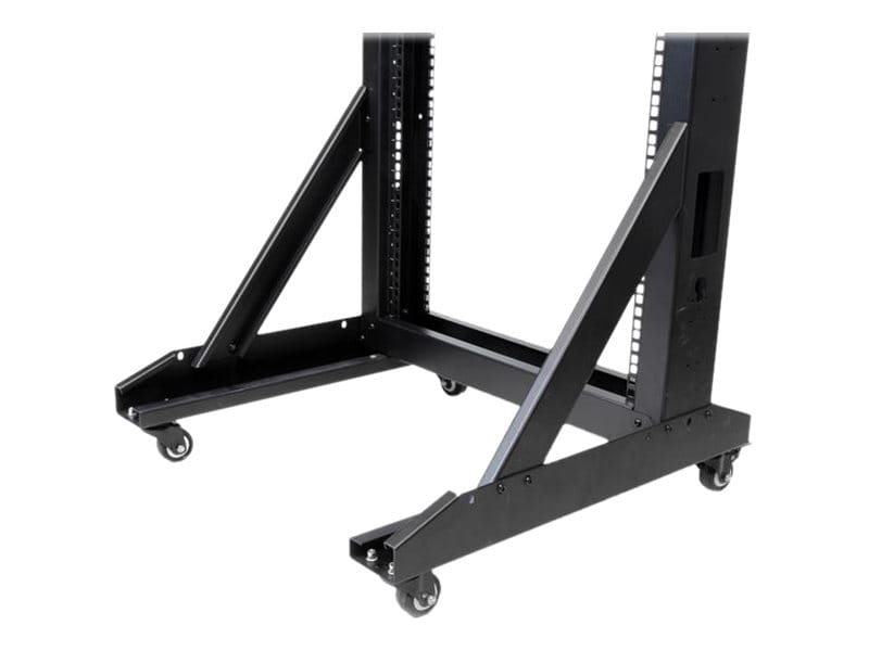 StarTech.com 2 Post Server Rack mit Rollen - stabile Stahl konstruktion