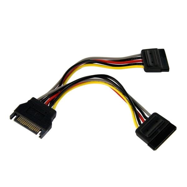 StarTech.com SATA Y-Stromkabel Power Cable Splitter S-ATA Powerkabel (15pin)