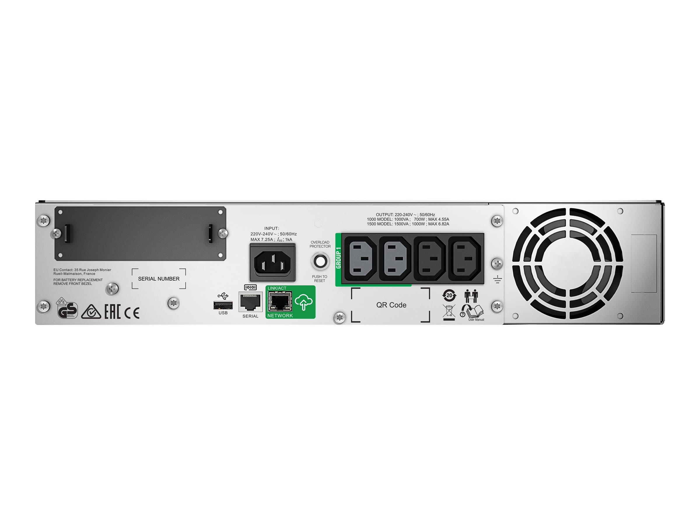 APC Smart-UPS 1500VA LCD RM - USV (Rack - einbaufähig) - Line-Interactive-USV APC Smart-UPS 1500VA LCD RM - USV (Rack - einbaufähig) - Line-Interactive-USV