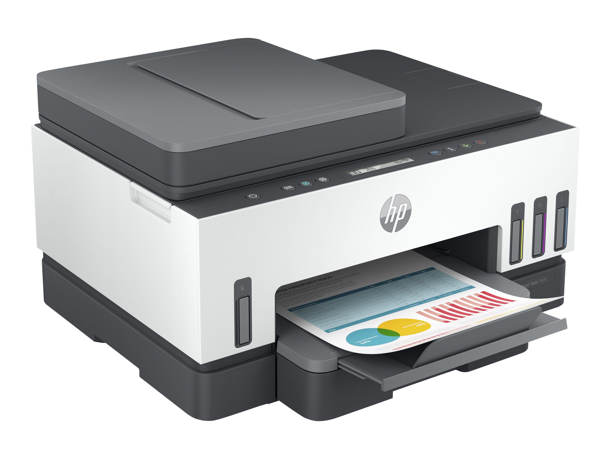 HP Smart Tank 7305 All-in-One - Multifunktionsdrucker - Farbe - Tintenstrahl - nachfüllbar - Letter A (216 x 279 mm)/