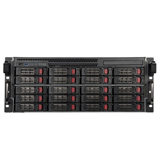 SilverStone RM43-320-RS - Rack-Montage - 4U - E-ATX / SSI EEB - SATA/SAS - Hot-Swap (ATX / PS/2)