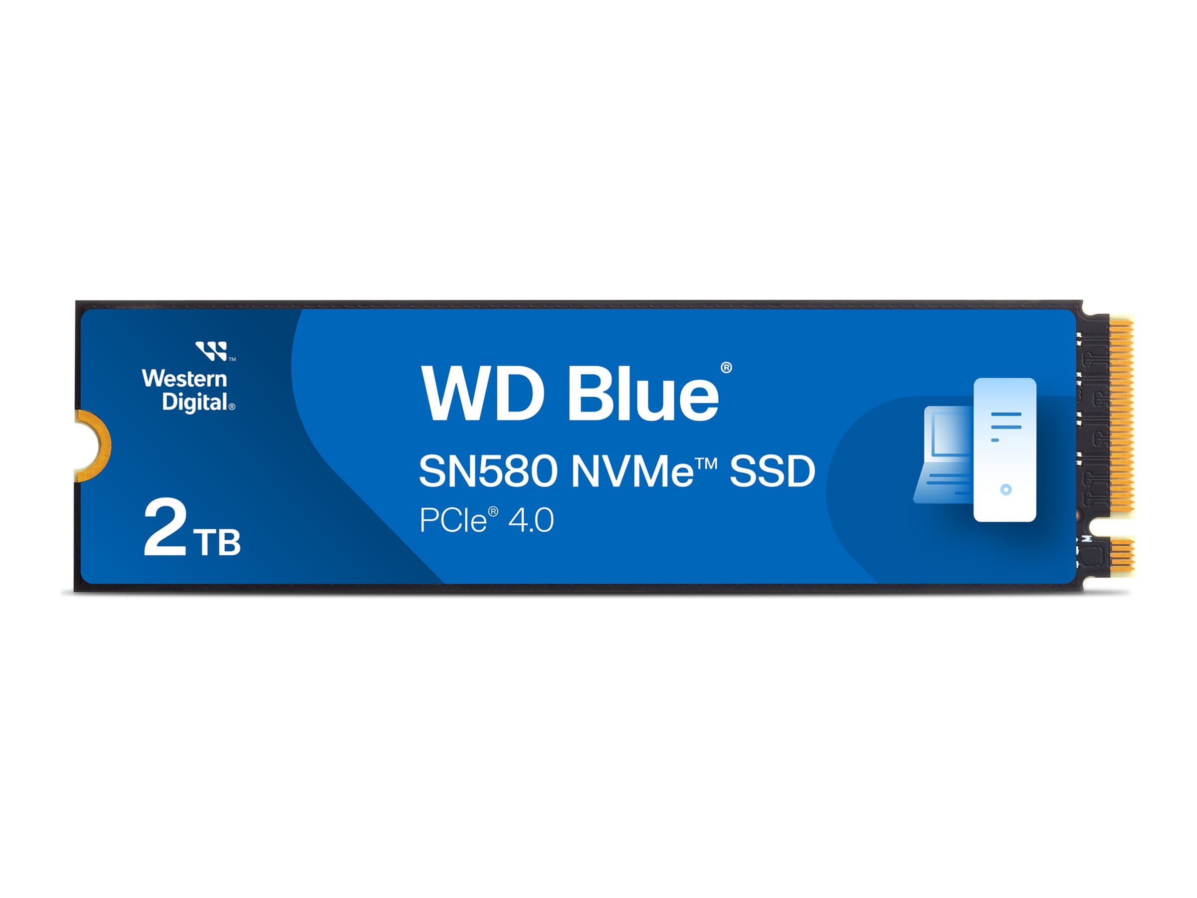 WD Blue SN580 WDS200T3B0E - SSD - 2 TB - intern - M.2 2280 - PCIe 4.0 x4 (NVMe)