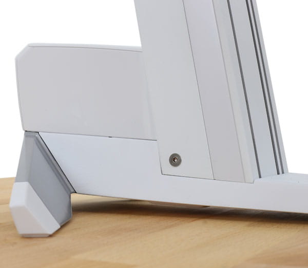 Ergotron WorkFit-S Dual Workstation with Worksurface Standing Desk - Befestigungskit (Spannbefestigung für Tisch, Spalte, 2 Drehgelenke, Querstange, Tastatur-Tablett, Arbeitsoberfläche)