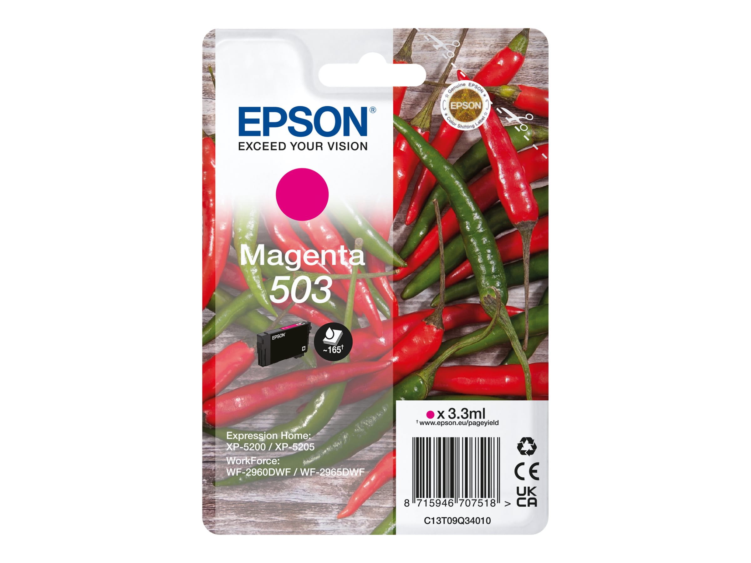 Epson 503 - 3.3 ml - Magenta - original - Blisterverpackung