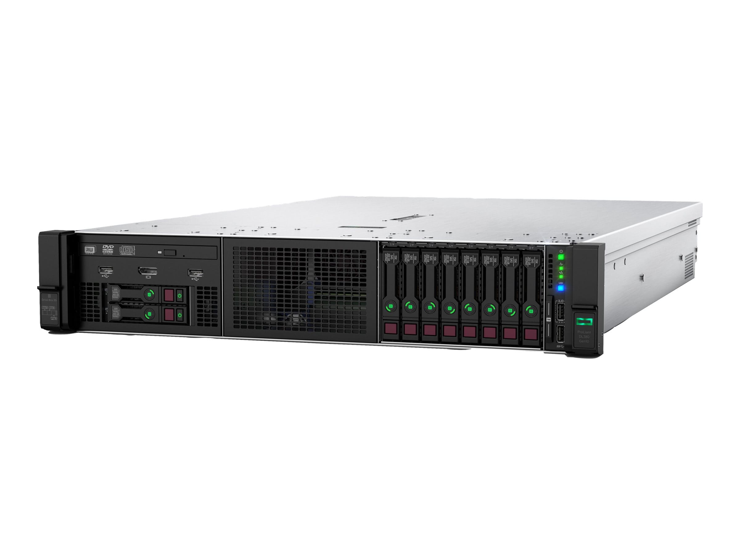 HPE ProLiant DL380 Gen10 - Server - Rack-Montage - 2U - zweiweg - 1 x Xeon Gold 5218 / 2.3 GHz - RAM 32 GB - SATA/SAS - Hot-Swap 6.4 cm (2.5") HPE ProLiant DL380 Gen10 - Server - Rack-Montage - 2U - zweiweg - 1 x Xeon Gold 5218 / 2.3 GHz - RAM 32 GB - SATA/SAS - Hot-Swap 6.4 cm (2.5")