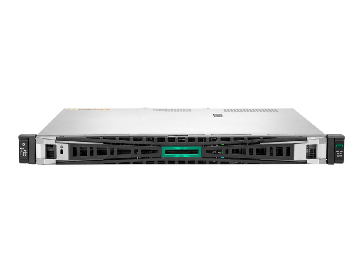 HPE ProLiant DL20 Gen11 High Performance - Server - Rack-Montage - 1U - 1-Weg - 1 x Xeon E-2436 / 2.9 GHz - RAM 16 GB - SATA - Hot-Swap 6.4 cm (2.5")