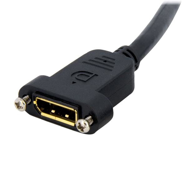 StarTech.com 3 ft. (0.9 m) Displayport Male to Female Cable - Mounting - Latched Connectors - DisplayPort - DP Monitor Cable (DPPNLFM3)