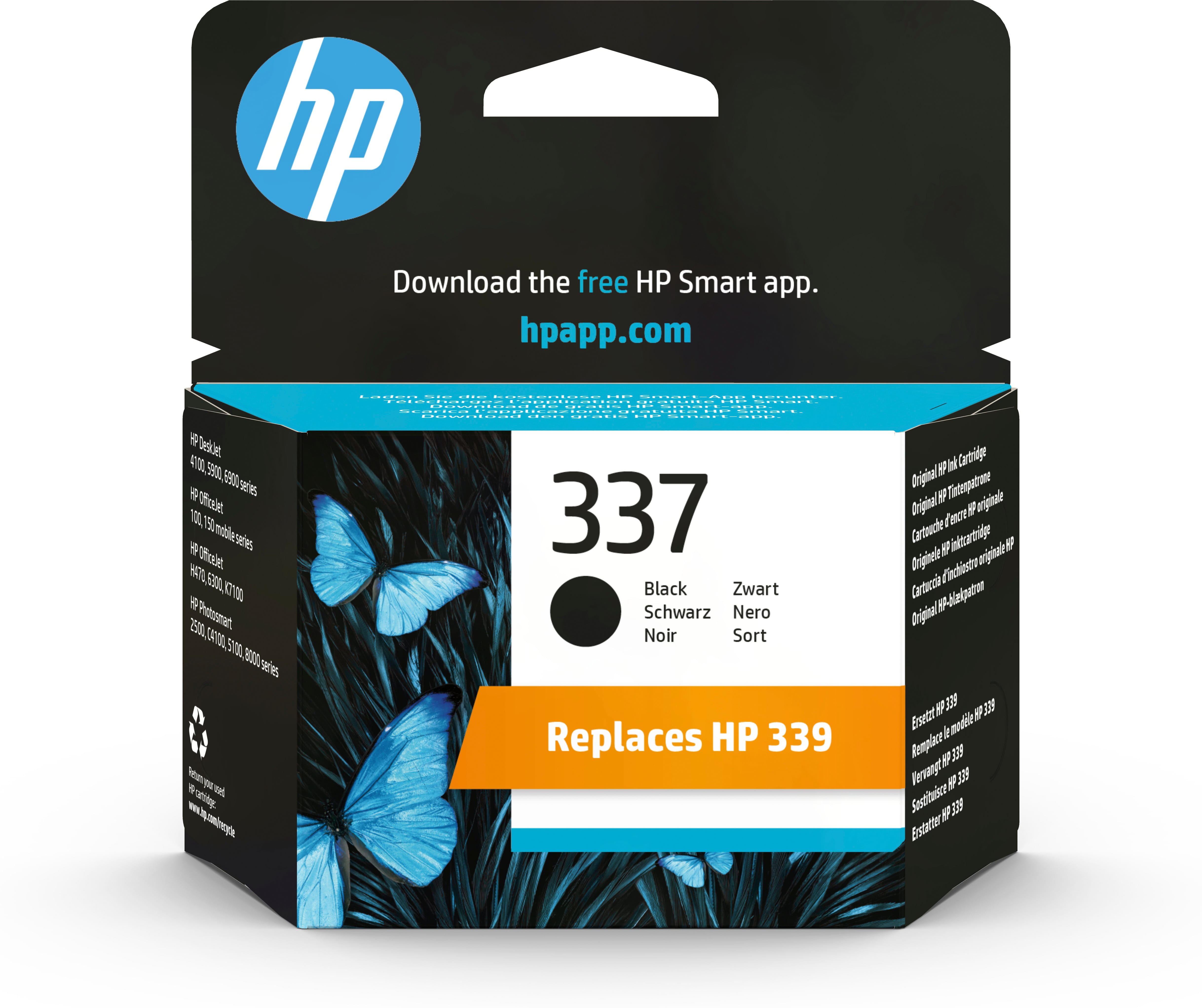 HP 337 - 11 ml - Schwarz - original - Tintenpatrone