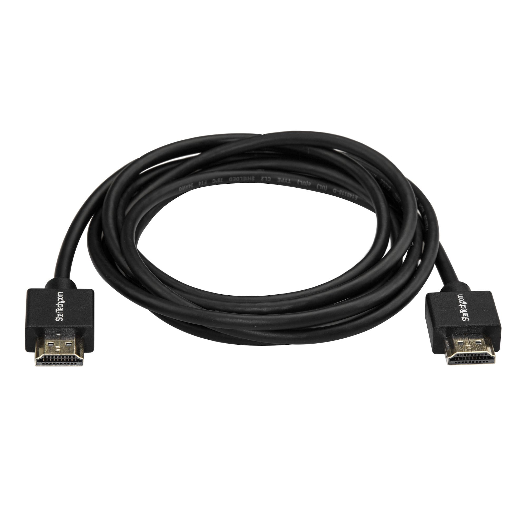 StarTech.com HDMI Kabel 2m - mit Verriegelung - HDMI Kabel 4K - Premium HDMI 2.0 Kabel - 4K 60Hz - HDMI Monitorkabel - HDMI Kabe für TV - HDMI-Kabel - HDMI (M)