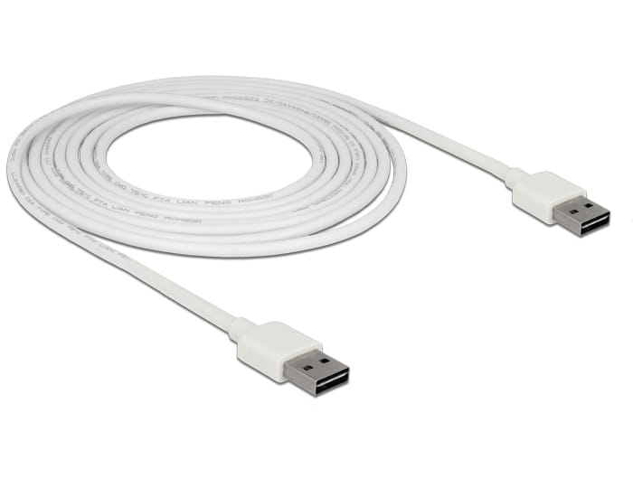 Delock Easy - USB-Kabel - USB (M) umkehrbar bis USB (M)