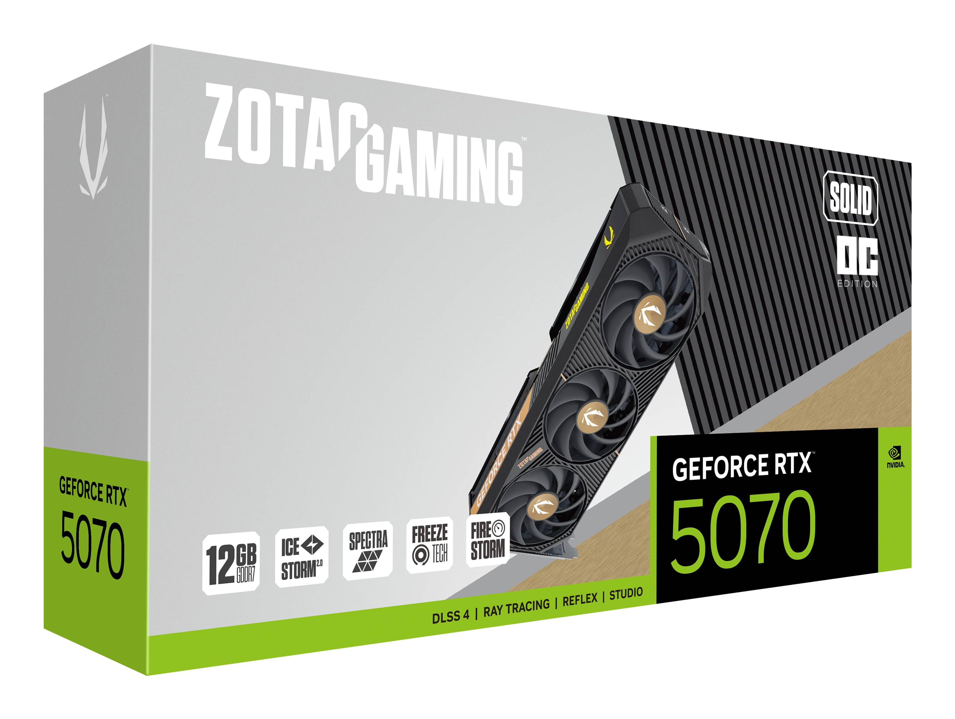 ZOTAC GAMING GeForce RTX 5070 SOLID OC - Grafikkarten