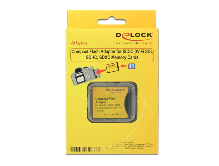 Delock Kartenadapter (SD, SDHC, SDXC) - CompactFlash