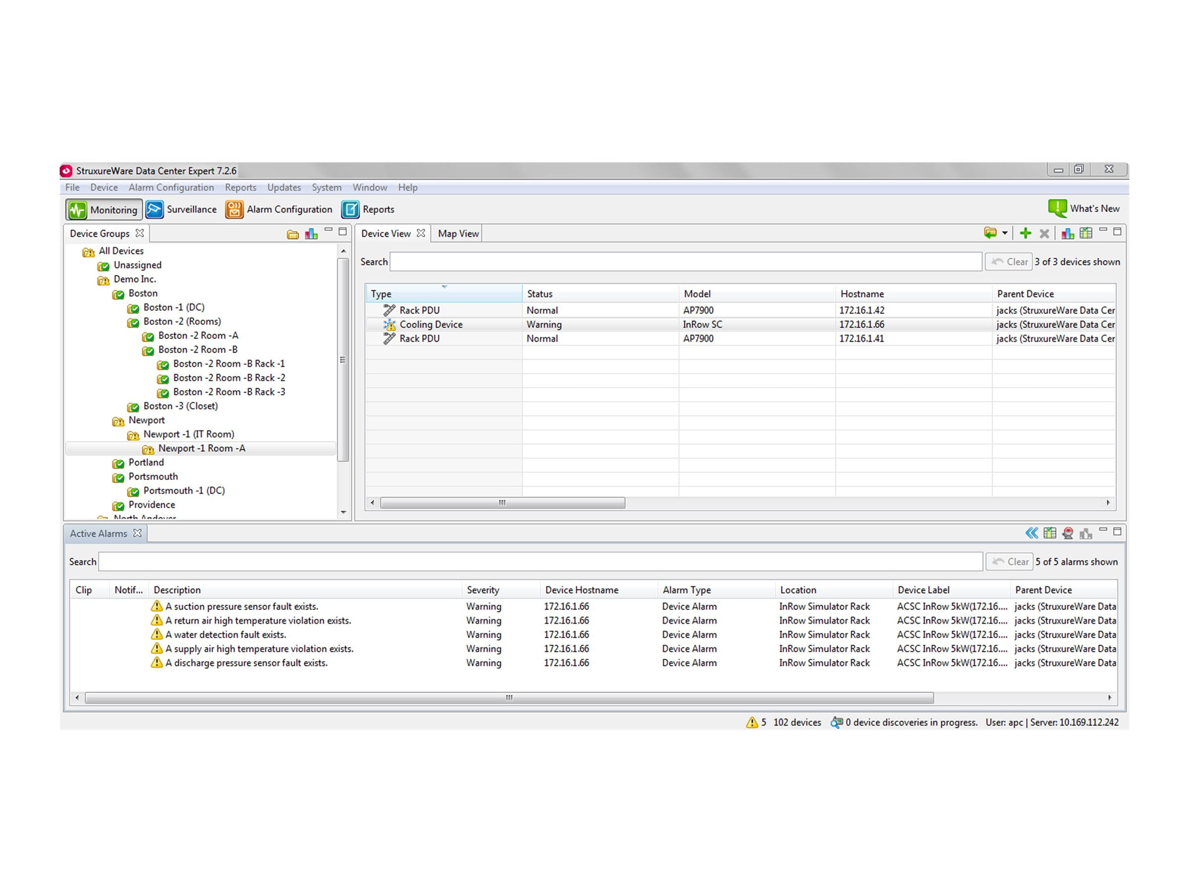 APC InfraStruXure Central Basic - Netzwerk-Verwaltungsgerät