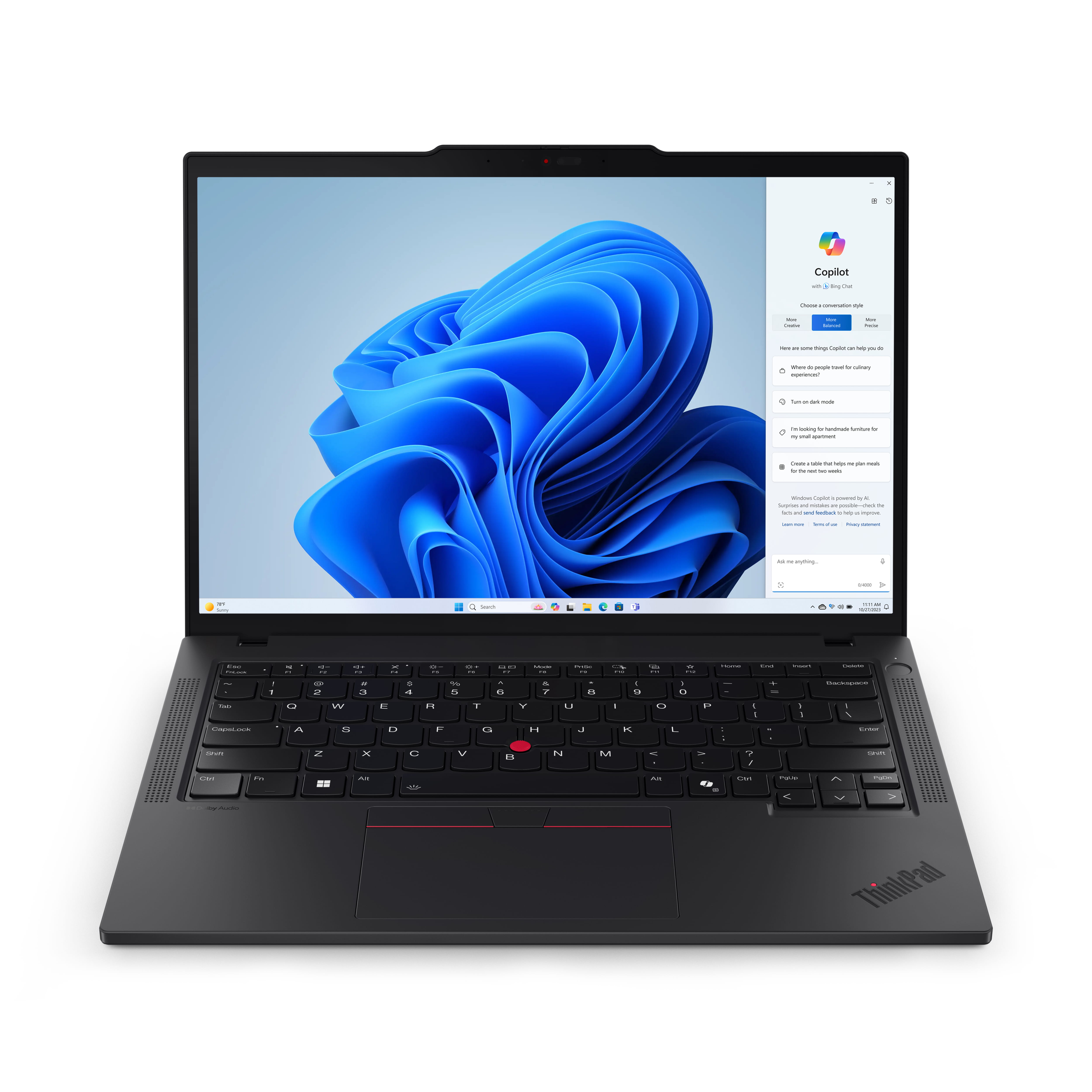 Lenovo ThinkPad P14s Gen 5 21ME - 180°-Scharnierdesign - AMD Ryzen 7 Pro 8840HS / 3.3 GHz - AMD PRO - Win 11 Pro - Radeon 780M - 32 GB RAM - 1 TB SSD TCG Opal Encryption 2, NVMe, Performance - 35.6 cm (14")