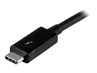 StarTech.com 1m (3.3ft) Thunderbolt 3 Cable, 20Gbps, 100W PD, 4K Video, Thunderbolt-Certified, Compatible w/ TB4/USB 3.2/DisplayPort - Thunderbolt-Kabel - 24 pin USB-C (M)