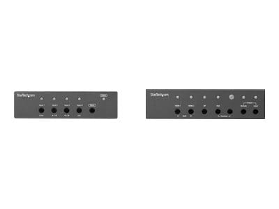 StarTech.com Multi-Input HDBaseT Ethernet Extender mit eingebautem Switch und Videoskalierer