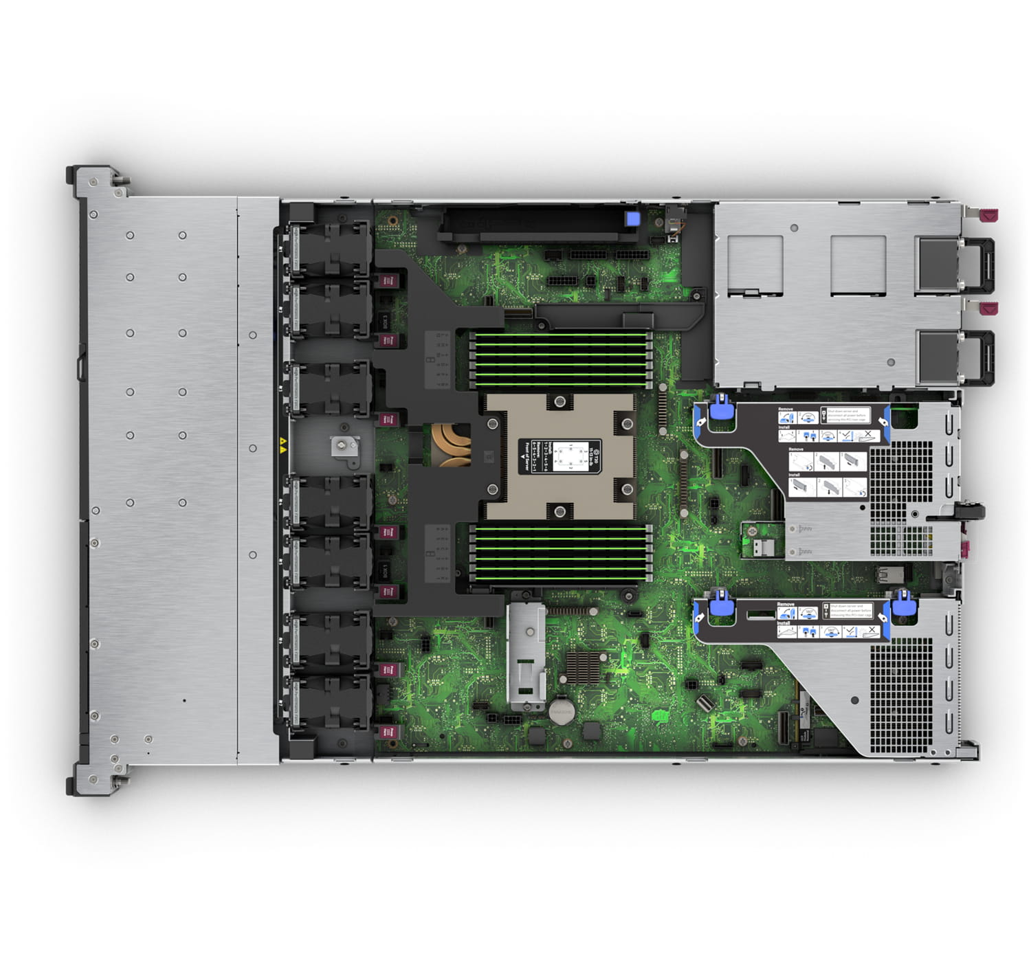 HPE ProLiant DL325 Gen11 Base - Server - Rack-Montage - 1U - 1-Weg - 1 x EPYC 9124 / 3 GHz - RAM 32 GB - SATA/SAS/NVMe - Hot-Swap 6.4 cm (2.5")