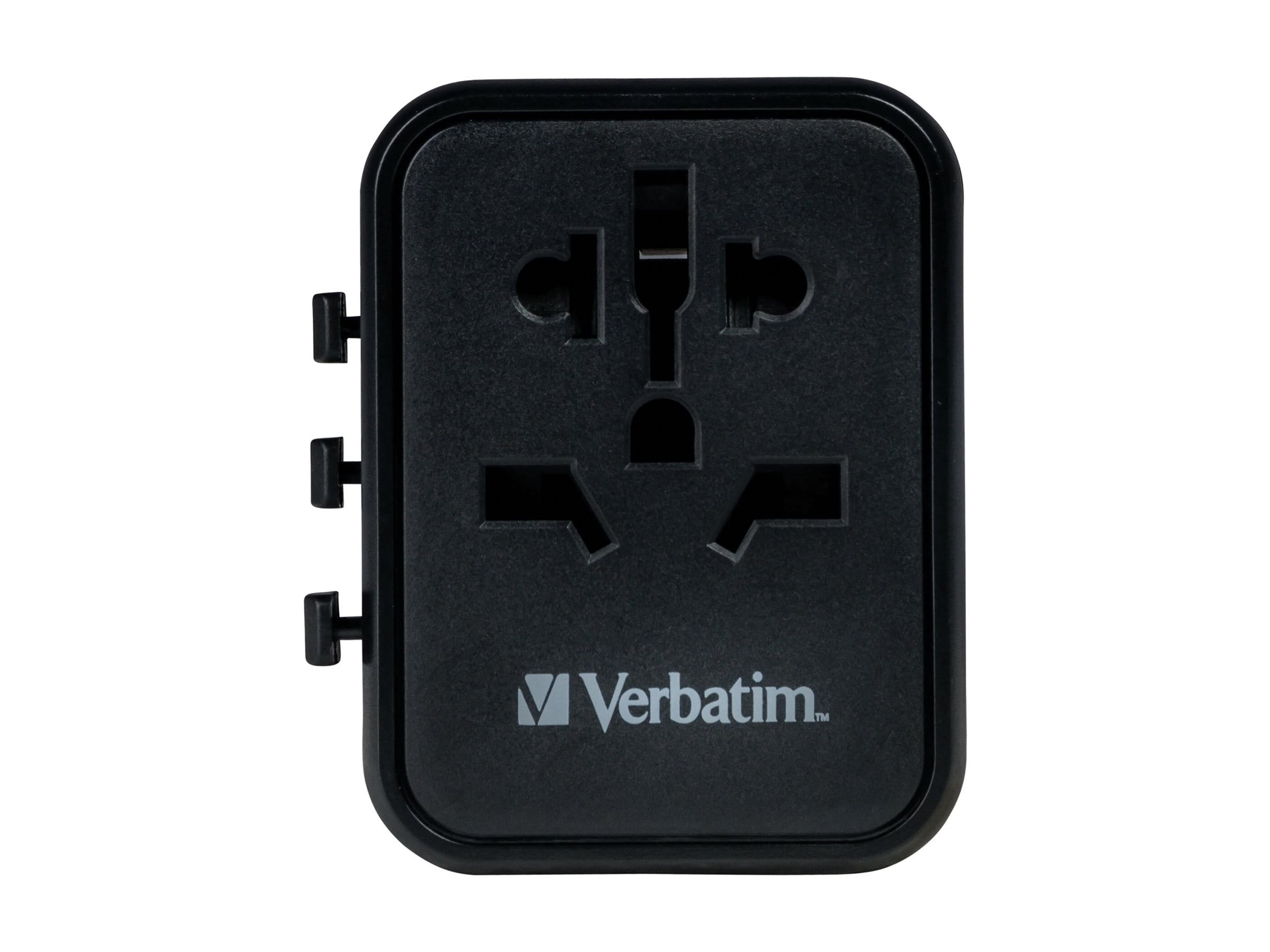 Verbatim UTA-02 - Netzteil - 20 Watt - 3 A - QC 3.0 - 3 Ausgabeanschlussstellen (USB, BS 1362, 24 pin USB-C)