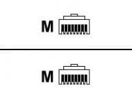 HPE Crossover-Kabel - RJ-45 (M) zu RJ-45 (M)