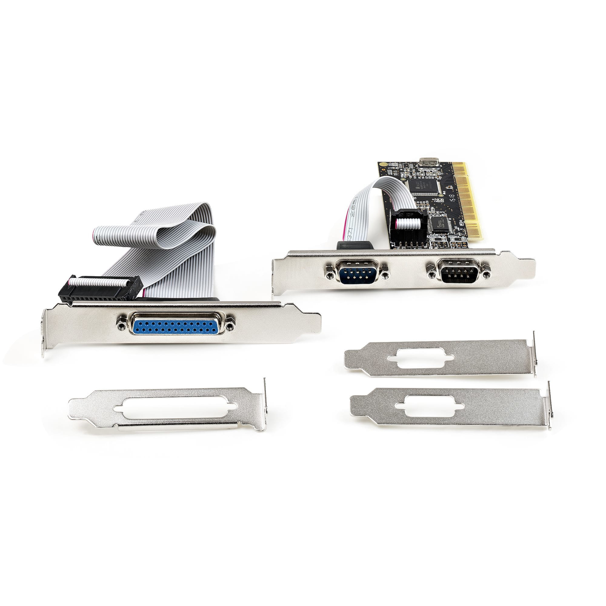 StarTech.com RS232 PCI Karte - PCI auf 2 Serielle Port-Karte - PCI 2-Port DB9 Serielle Controller-Karte RS232 - Schnittstellenkarte - PCI Expansion - Erweiterungskarte für Desktops (PCI2S1P2)