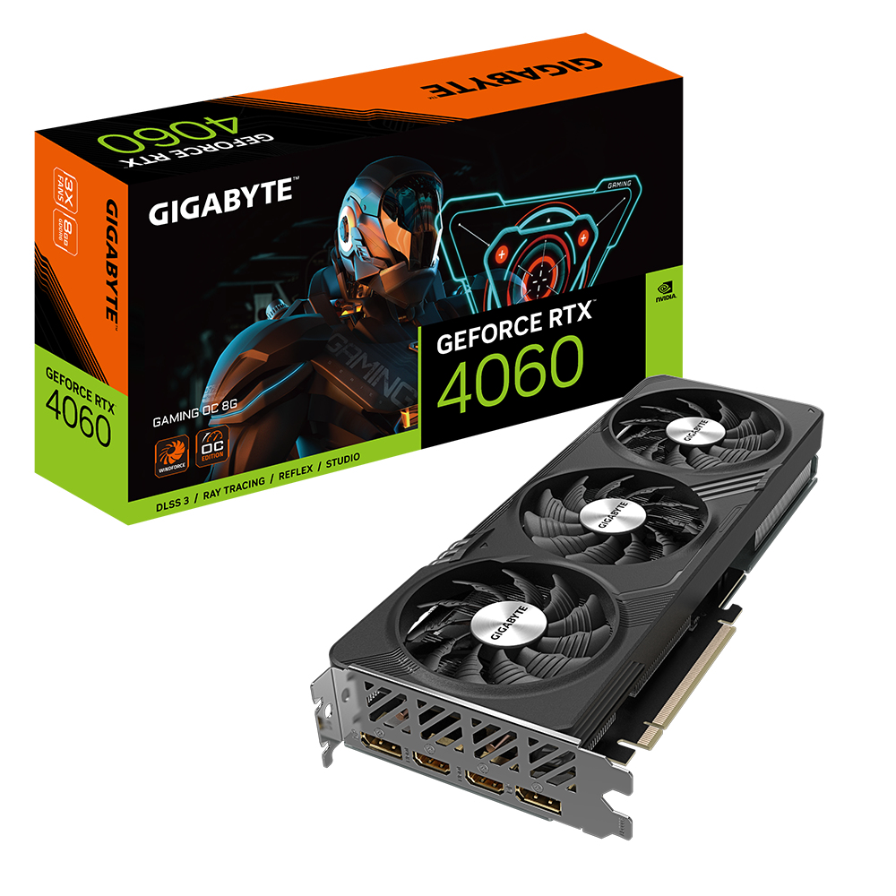 Gigabyte GeForce RTX 4060 GAMING OC 8G - Grafikkarten