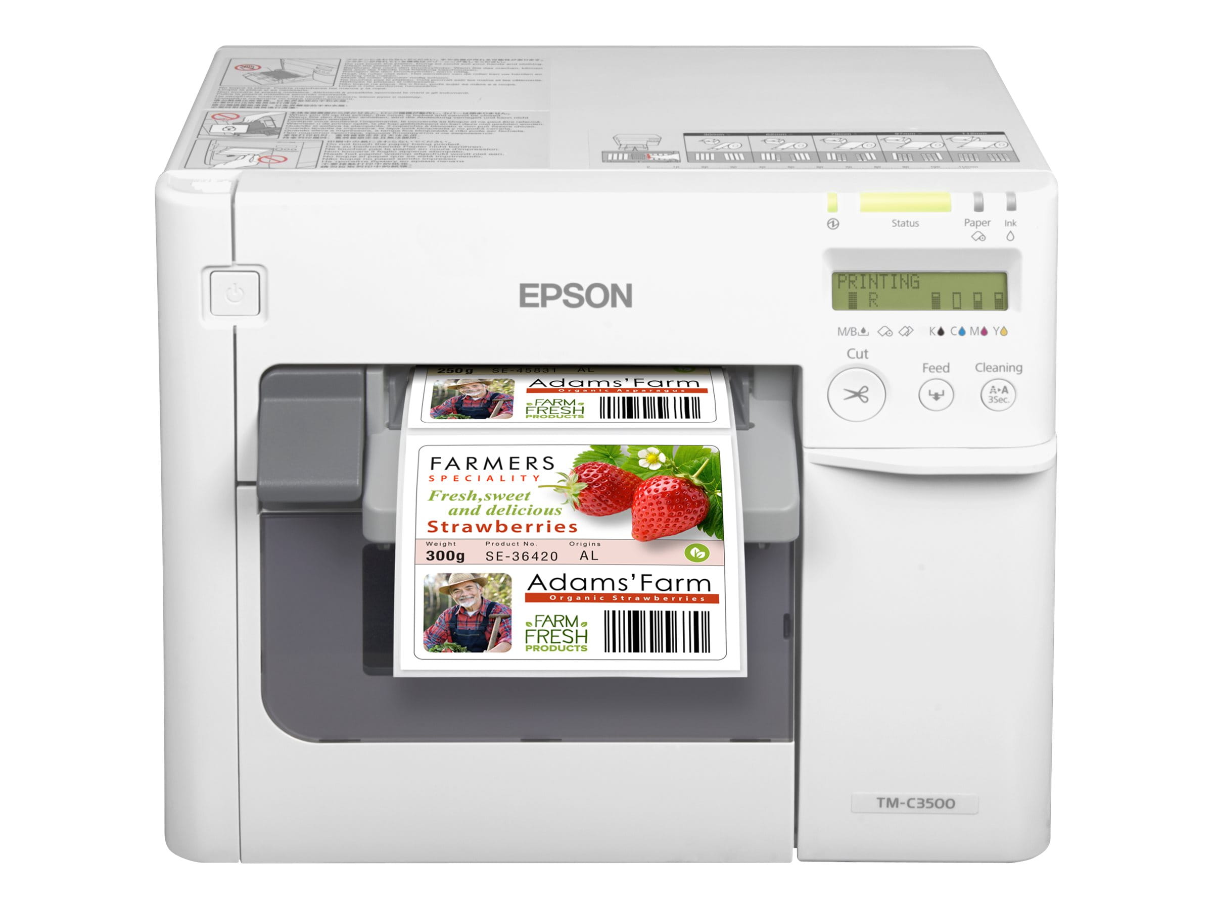 Epson TM C3500 - Etikettendrucker - Farbe - Tintenstrahl - 112 mm (Breite) Epson TM C3500 - Etikettendrucker - Farbe - Tintenstrahl - 112 mm (Breite)