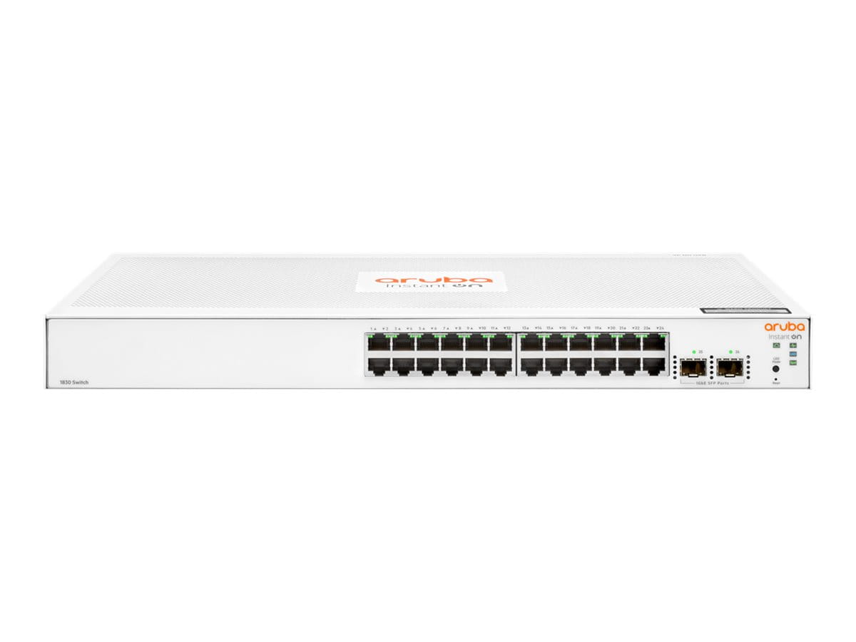 HPE Networking Instant On 1830 24G 2SFP Switch - POE - managed