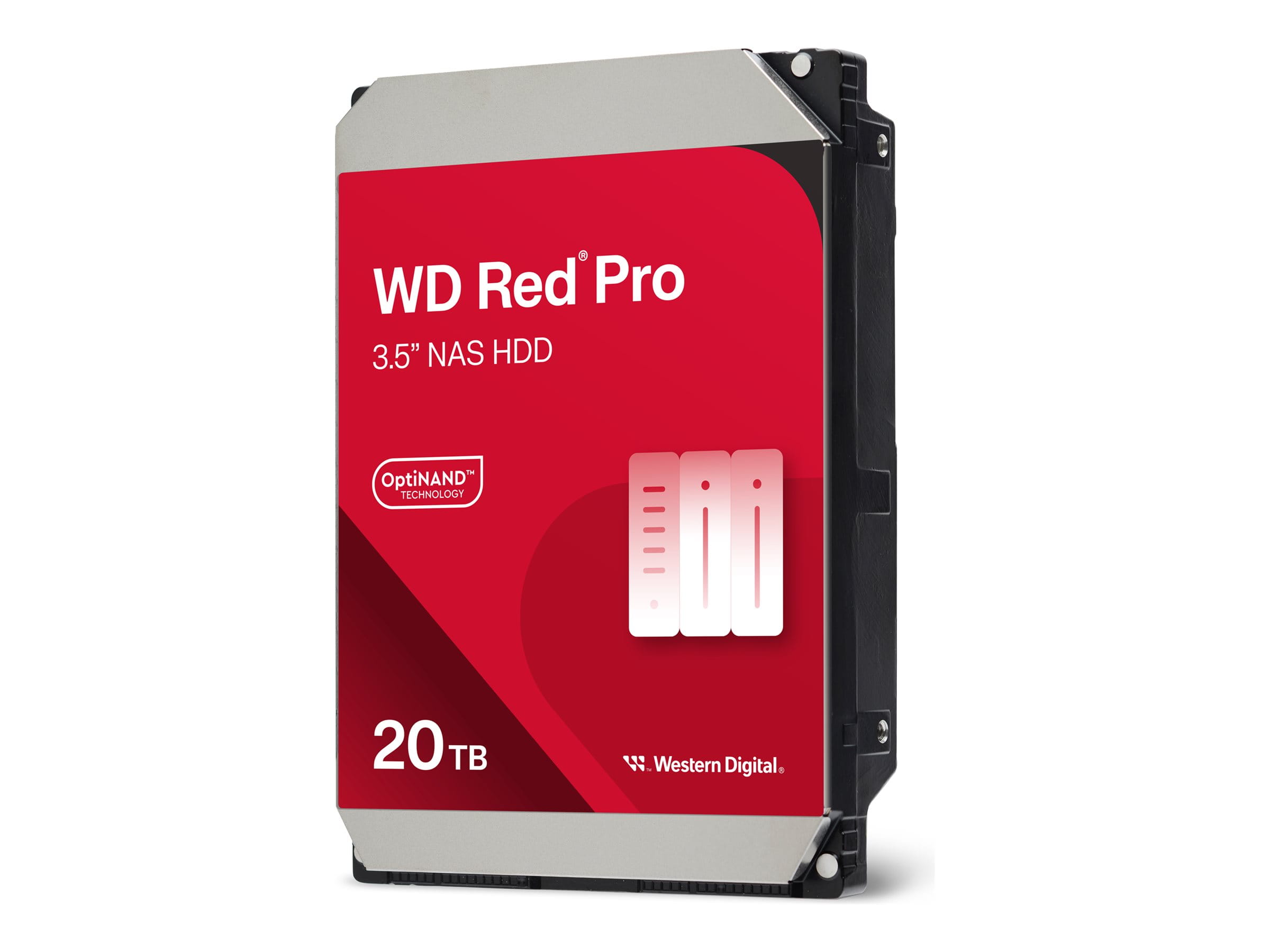 WD Red Pro WD201KFGX - Festplatte - 20 TB - intern - 3.5" (8.9 cm)