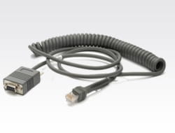 Zebra Kabel seriell - DB-9 (W) - 2.7 m - gewickelt