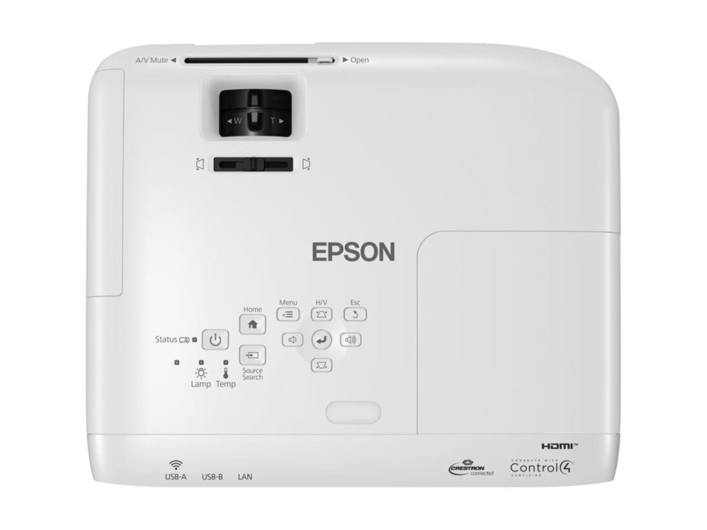 Epson EB-W49 - 3-LCD-Projektor - tragbar - 3800 lm (weiß)