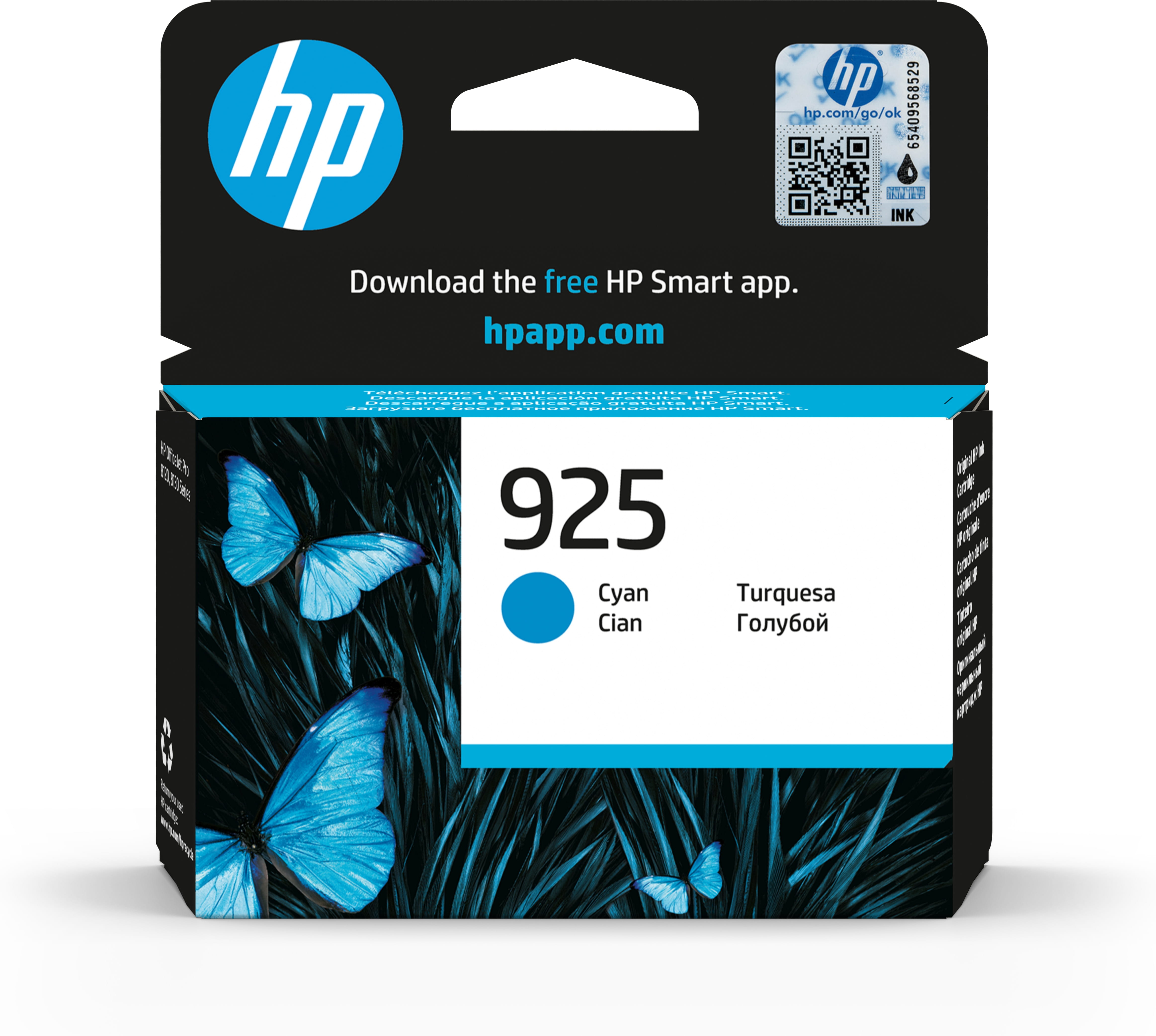 HP 925 - Cyan - original - Officejet - Tintenpatrone
