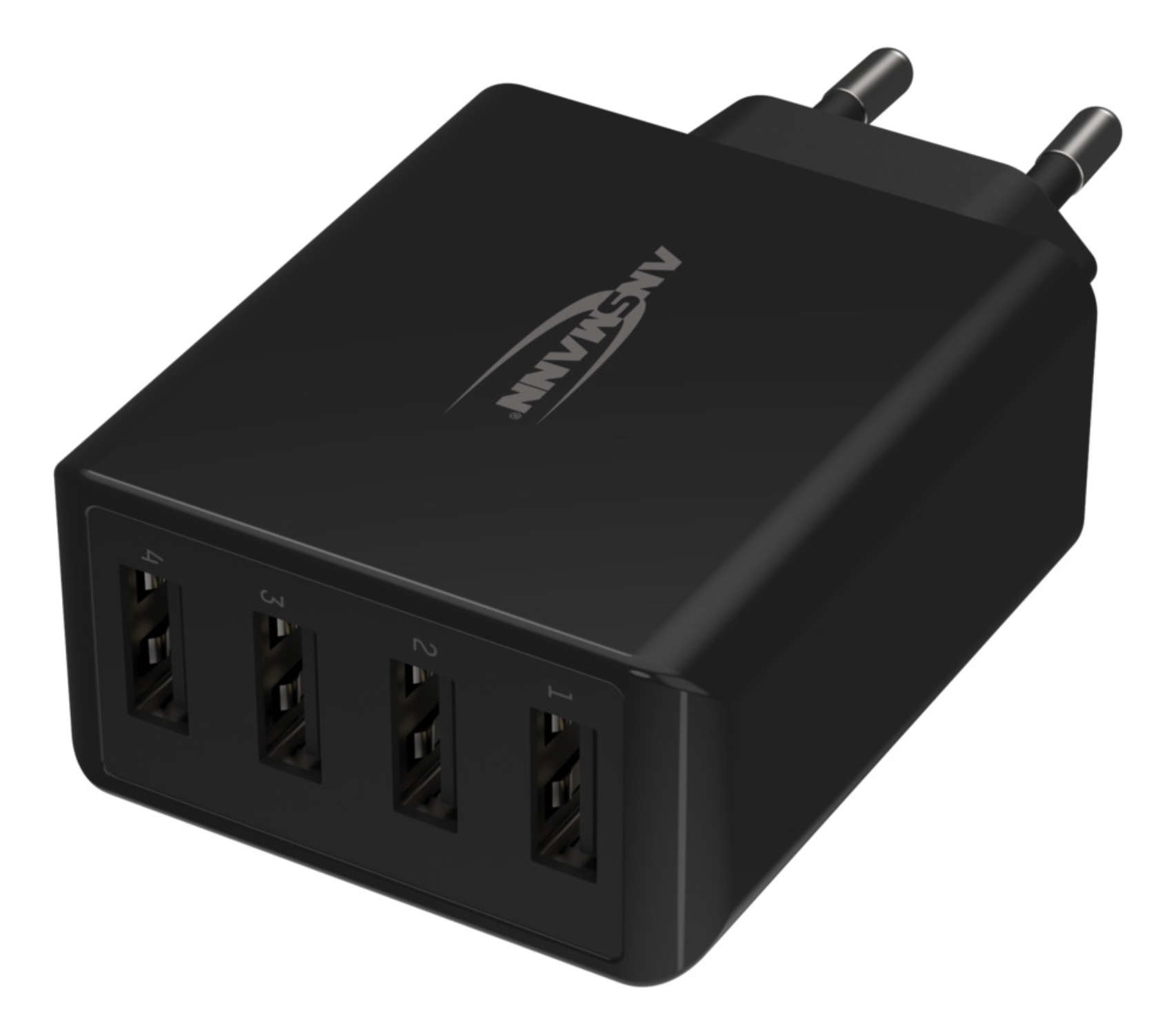 Ansmann Home Charger HC430 - Netzteil - 30 Watt - 6 A - 4 Ausgabeanschlussstellen (4 x USB)