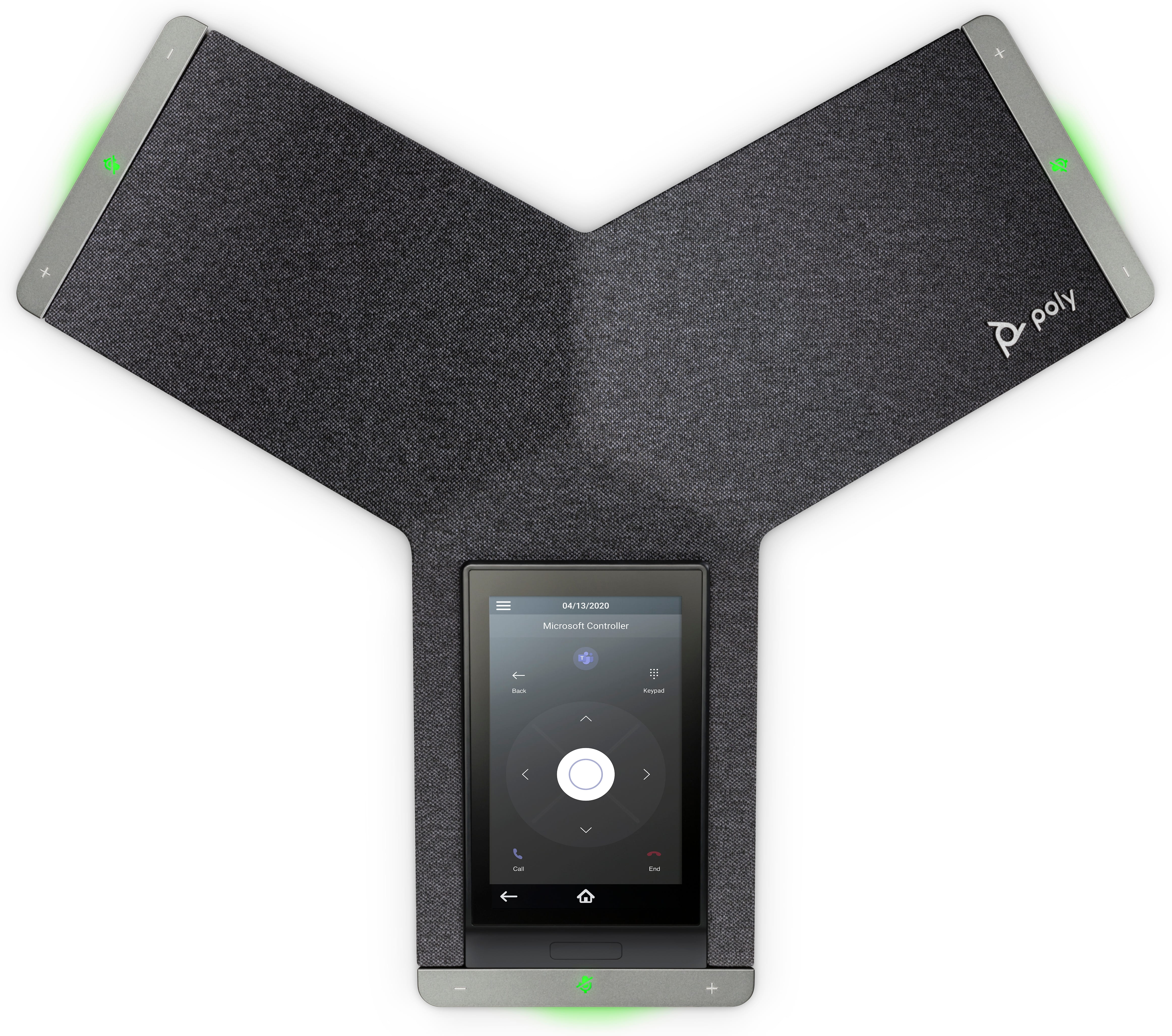 HP Poly Trio C60 NR - Für Microsoft Teams - VoIP-Konferenztelefon - mit Bluetooth-Schnittstelle - IEEE 802.11a/b/g/n (Wi-Fi)
