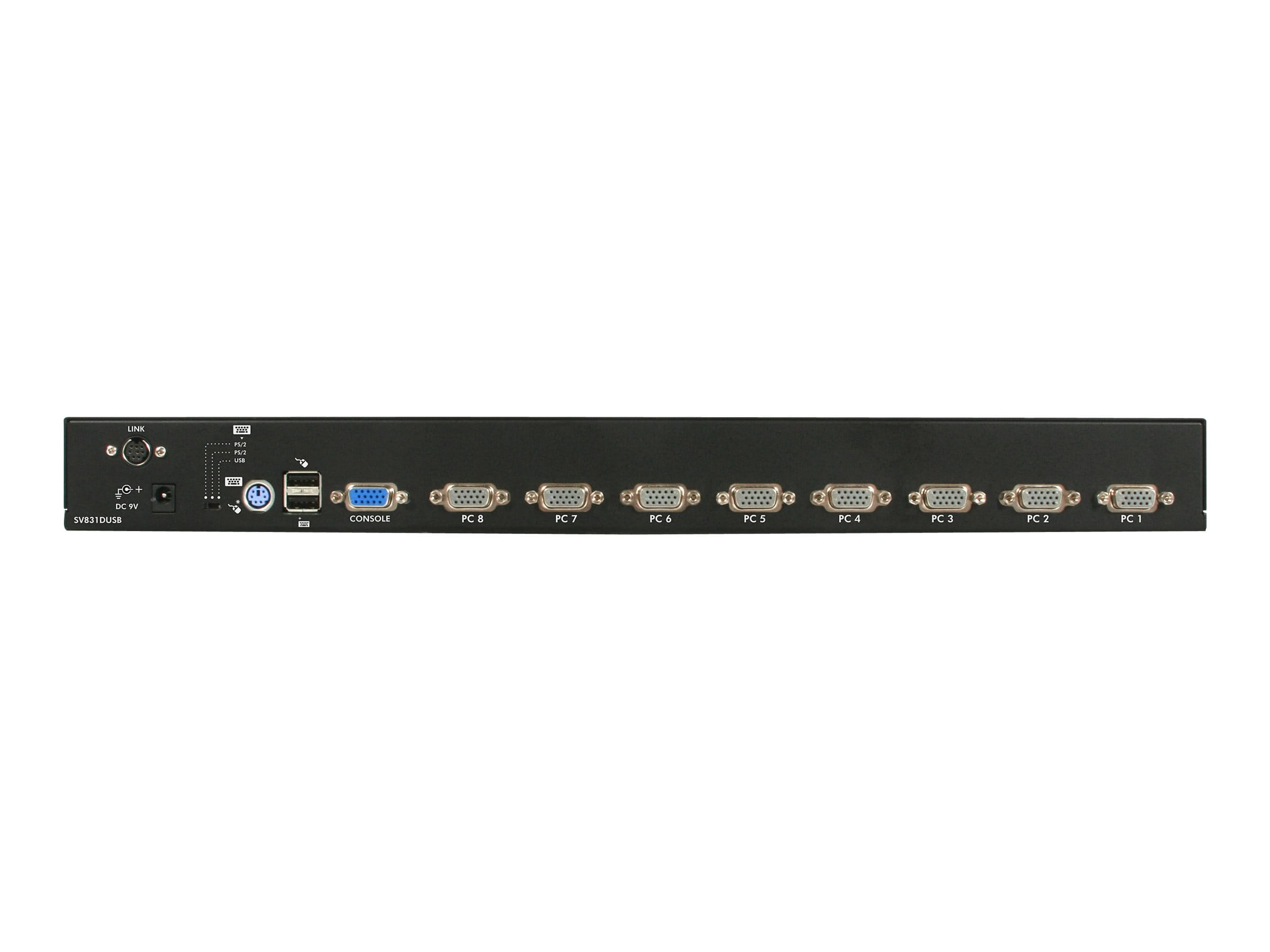 StarTech.com 8 Port USB / PS/2 KVM Switch mit OSD