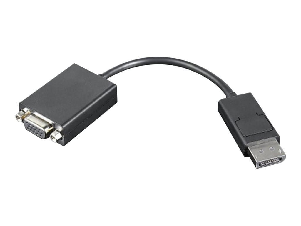 Lenovo Videokonverter - DisplayPort - VGA - Schwarz