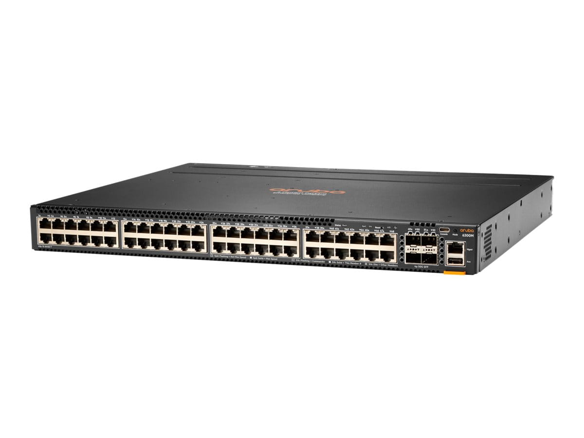 HPE Aruba 6300M - Switch - L3 - managed - 48 x 10/100/1000 (1 PoE+)