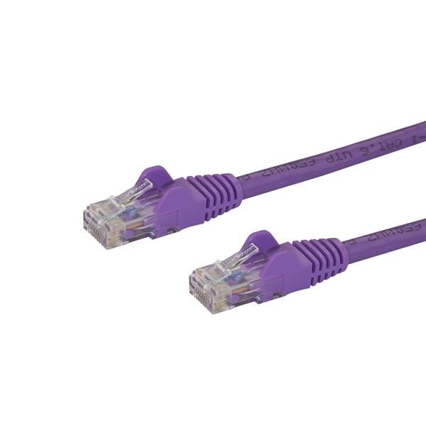StarTech.com 3m Cat6 Snagless RJ45 Ethernet Netzwerkkabel - Lila - 3m Cat 6 UTP Kabel - Netzwerkkabel - RJ-45 (M)