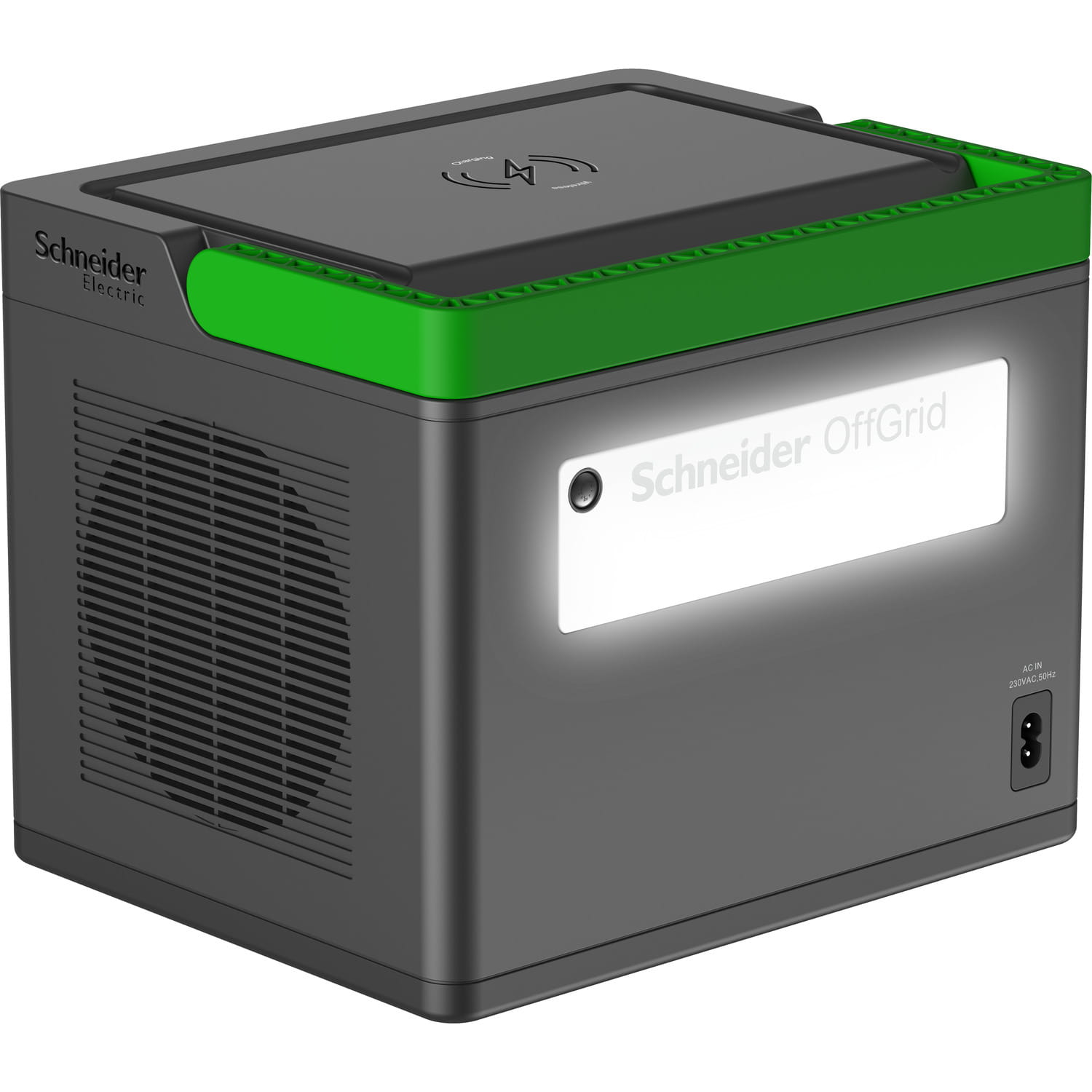 APC Schneider OffGrid 500 - Tragbares kraftwerk - LCD, Lithium-Ionen, 2 CEE 7/3 Schuko-Steckdosen, Sinuswelle, 3 USB-A, 2 USB-C, kabelloses Ladegerät