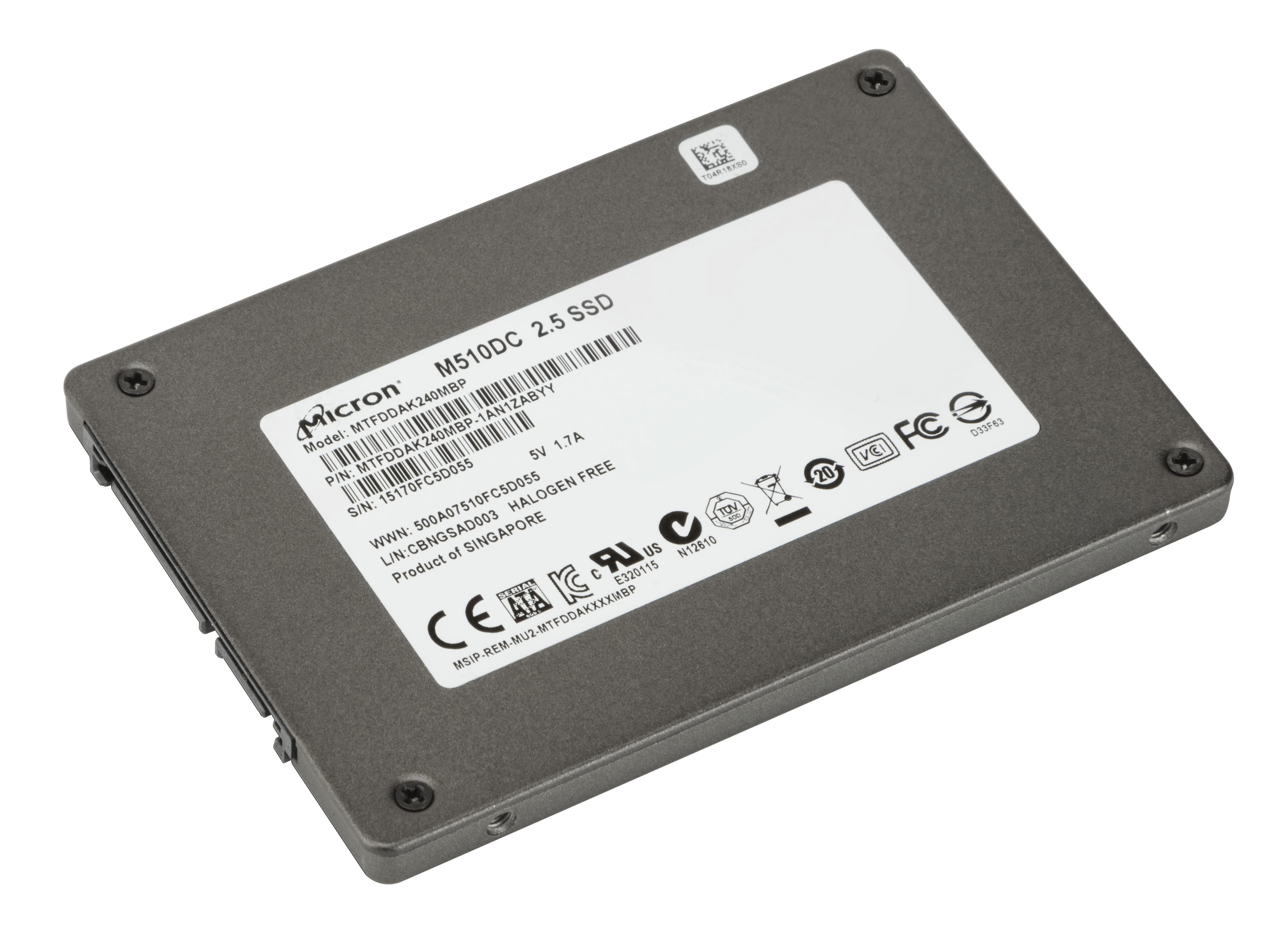HP Enterprise - SSD - 480 GB - intern - 2.5" SFF (6.4 cm SFF)