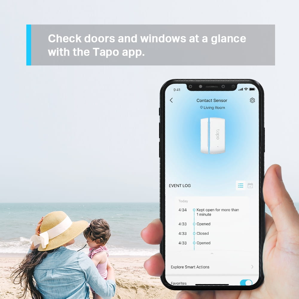 TP-LINK Tapo T110 V1 - Fenster- und Türensensor - Smart