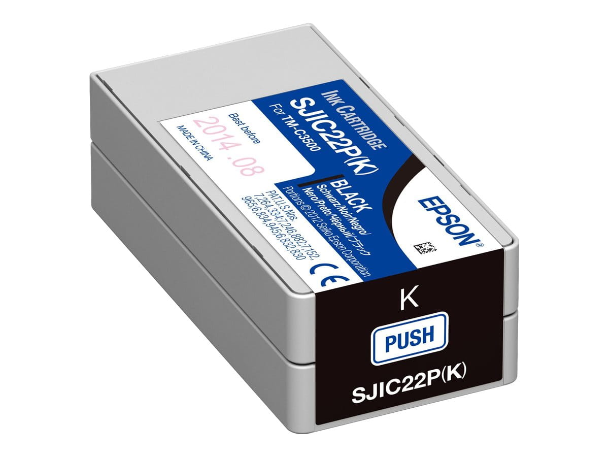 Epson SJIC22P(K) - Schwarz - original - Tintenpatrone