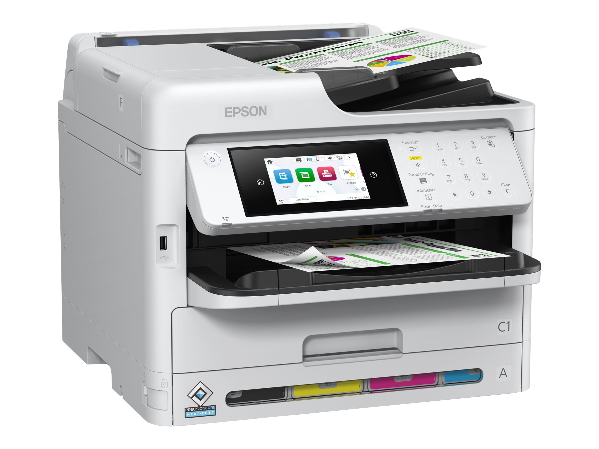 Epson WorkForce Pro WF-C5890DWF - Multifunktionsdrucker - Farbe - Tintenstrahl - A4/Legal (Medien)