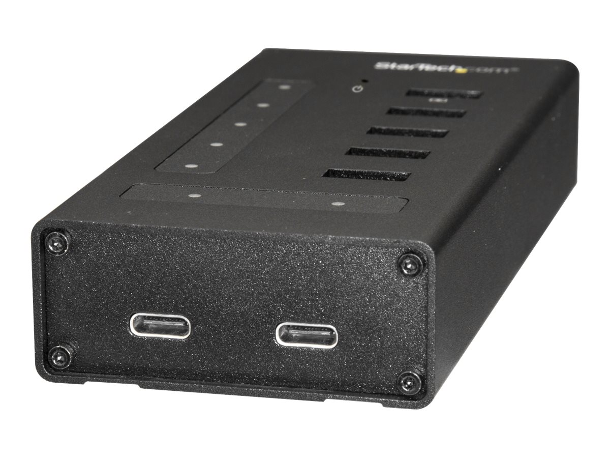 StarTech.com USB Hub 7 Port - Metall - USB-A zu 3x USB-C und 1x USB-C